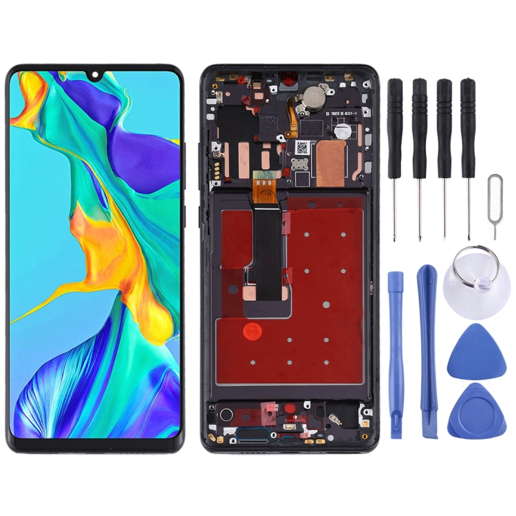 LCD Screen and Digitizer Full Assembly with Frame for Huawei P30 Pro, For Huawei P30 Pro with Frame, For Huawei P30 Pro (Breathing Crystal), For Huawei P30 Pro (Twilight)