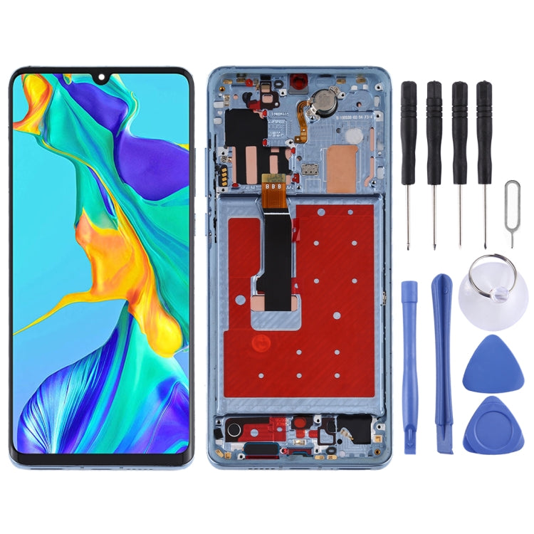 LCD Screen and Digitizer Full Assembly with Frame for Huawei P30 Pro, For Huawei P30 Pro with Frame, For Huawei P30 Pro (Breathing Crystal), For Huawei P30 Pro (Twilight)