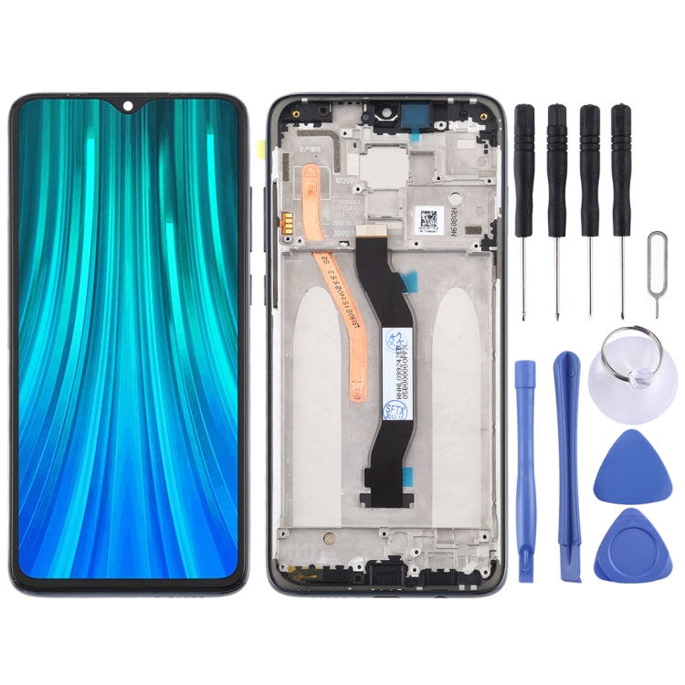 LCD Screen and Digitizer Full Assembly with Frame (Double SIM Card Version) for Xiaomi Redmi Note 8 Pro, For Xiaomi Redmi Note 8 Pro, For Redmi Note 8 Pro, For Xiaomi Redmi Note 8 Pro (Double card)