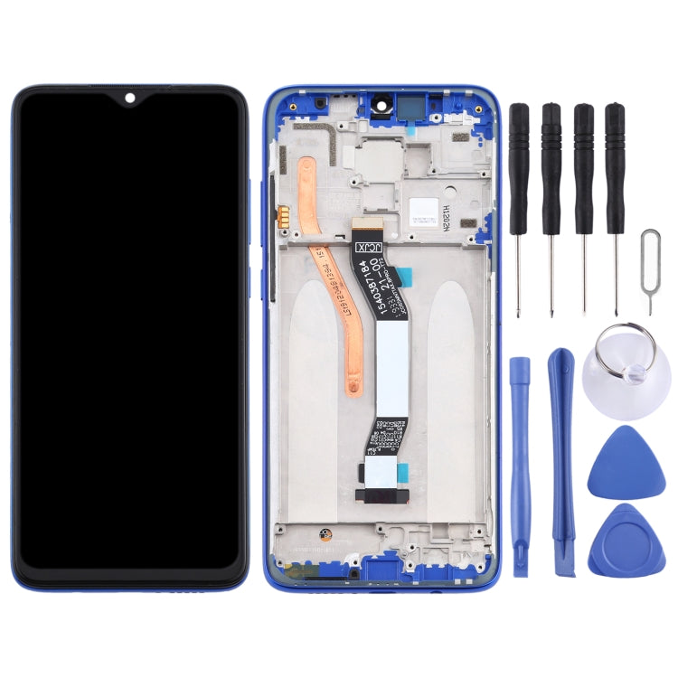 LCD Screen and Digitizer Full Assembly with Frame (Double SIM Card Version) for Xiaomi Redmi Note 8 Pro, For Xiaomi Redmi Note 8 Pro, For Xiaomi Redmi Note 8 Pro (Double card), For Redmi Note 8 Pro (Green), For Redmi Note 8 Pro