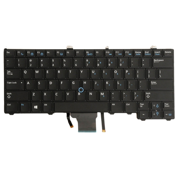 US Version Keyboard with Keyboard Backlight for DELL latitude 12 7000 E7240 E7440 E7420, For DELL latitude 12 (US)