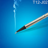 QUICKO T12-J02 Black Welding Lead-free Soldering Iron Tip, T12-J02