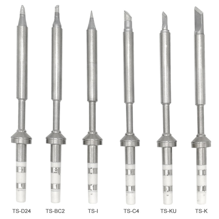 QUICKO TS100 Lead-free Electric Soldering Iron Tip, TS-KU, TS-KU, TS-B2, TS-BC2, TS-C4, TS-D24, TS-I, TS-ILS, TS-K