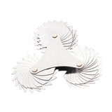 51 PCS US Screw Pitch Thread Blades 60 Degrees CR Stainless Steel Thread Gauge, 51 PCS Thread Gauge