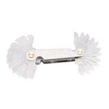 58 PCS Metric 60 Degrees +British 55 Degrees CR Stainless Steel Thread Gauge, 58 PCS Thread Gauge