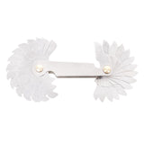 30 PCS US Screw Pitch Thread Blades 60 Degrees CR Stainless Steel Thread Gauge, 30 PCS Thread Gauge