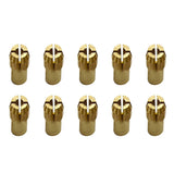 10 PCS Three-claw Copper Clamp Nut for Electric Mill Fittings，Bore diameter: 2.2mm, Bore diameter: 2.2mm
