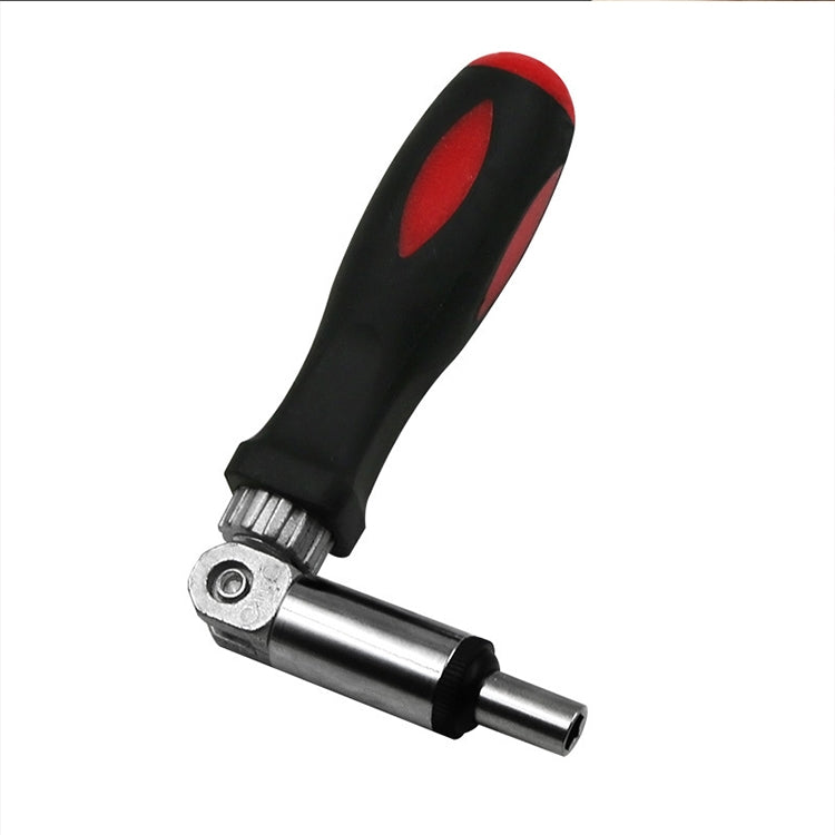 180 Degree Rotation 1/4 inch Hex Connector Multi-function Ratchet Screwdriver, 1/4 inch Hex Connector