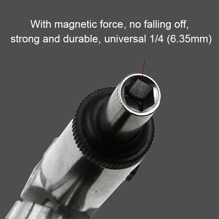 180 Degree Rotation 1/4 inch Hex Connector Multi-function Ratchet Screwdriver, 1/4 inch Hex Connector