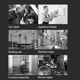 180 Degree Rotation 1/4 inch Hex Connector Multi-function Ratchet Screwdriver, 1/4 inch Hex Connector