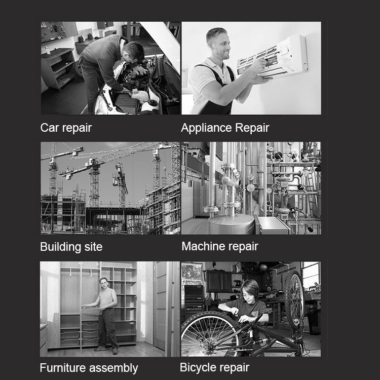 180 Degree Rotation 1/4 inch Hex Connector Multi-function Ratchet Screwdriver, 1/4 inch Hex Connector