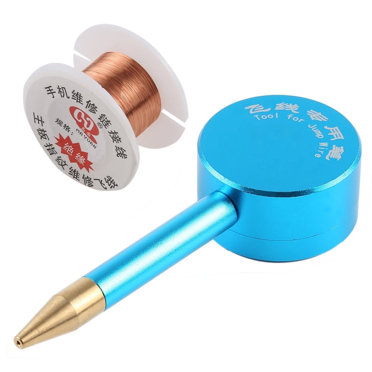 0.02mm Motherboard Fingerprint Jump Fly Wire Box Set Flying Line Pen Spot Welding Fly Wire Repair Tools for iPhone / Samsung / Huawei / Vivo / Xiaomi and Other Smart Phones, 0.02mm Fly Wire 0.02mm Fly Wire