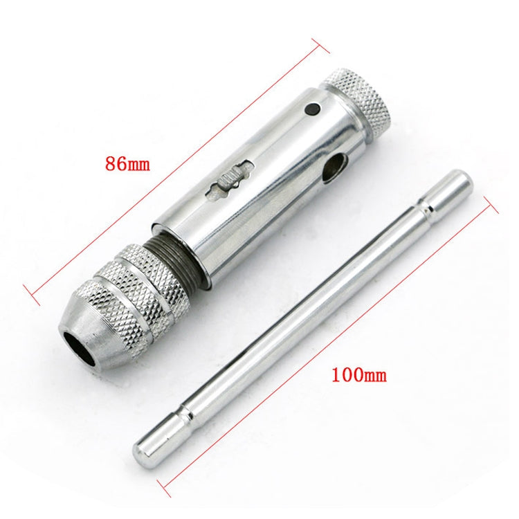 M3-M8 Adjustable Ratchet Tap Wrench and Hand Tapping Accessories, M3-M8