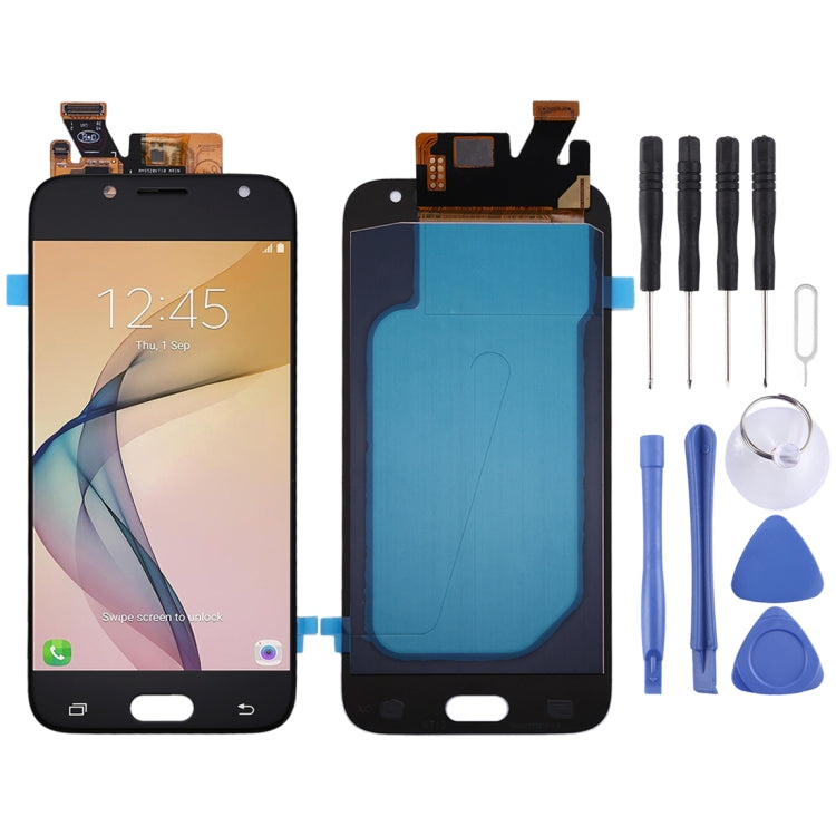 Oled Material LCD Screen and Digitizer Full Assembly for Galaxy J5 (2017)/J5 Pro 2017, J530F/DS, J530Y/DS, For Samsung Galaxy J5 (2017)/J5 Pro 2017 OLED, For Galaxy J5 (2017)/J5 Pro 2017 OLED For Samsung Galaxy J5 (2017) J5 Pro 2017 OLED Black