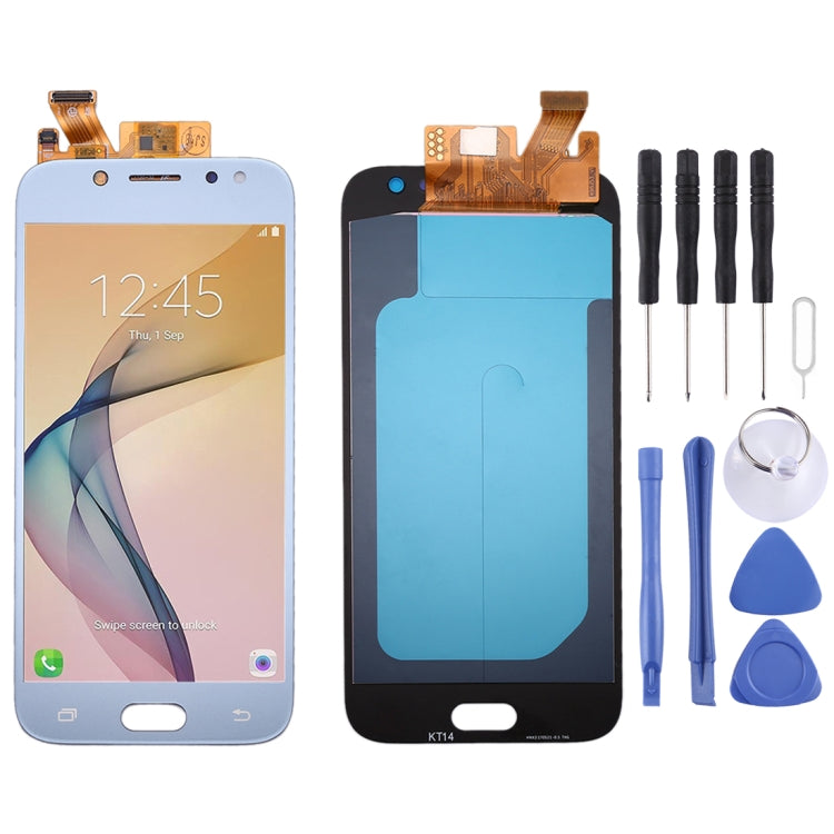 Oled Material LCD Screen and Digitizer Full Assembly for Galaxy J5 (2017)/J5 Pro 2017, J530F/DS, J530Y/DS, For Samsung Galaxy J5 (2017)/J5 Pro 2017 OLED, For Galaxy J5 (2017)/J5 Pro 2017 OLED For Galaxy J5 (2017) J5 Pro 2017 OLED Blue