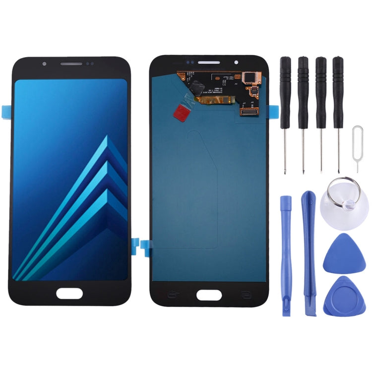 Oled Material LCD Screen and Digitizer Full Assembly for Galaxy A8, For Samsung Galaxy A8 (OLED), For Galaxy A8 (OLED) For Samsung Galaxy A8 (OLED) Black