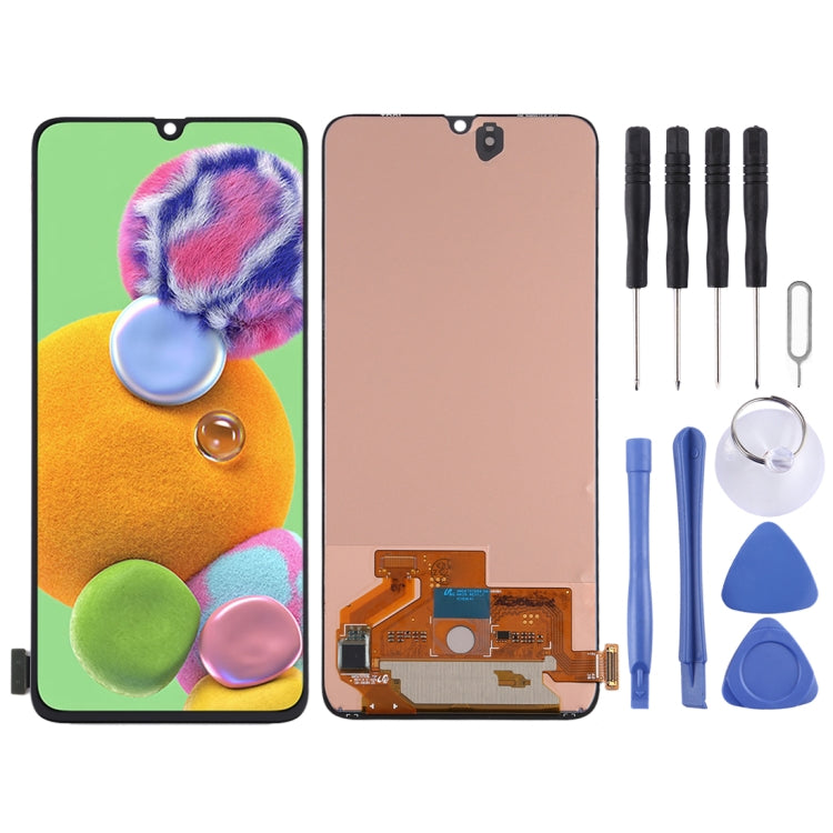 Super AMOLED Material LCD Screen and Digitizer Full Assembly for Samsung Galaxy A90 5G SM-A908B, For Samsung Galaxy A90 5G(Super AMOLED) For Samsung Galaxy A90 5G(Super AMOLED)