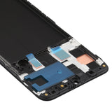 Original Super AMOLED LCD Screen for Galaxy A50 Digitizer Full Assembly with Frame, For Samsung Galaxy A50