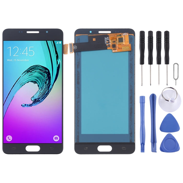 LCD Screen and Digitizer Full Assembly (TFT Material) for Galaxy A5 (2016) / A510, For Galaxy A5 (2016) TFT, For Samsung Galaxy A5 (2016) TFT, For Galaxy A5 (2016) (TFT) For Samsung Galaxy A5 (2016) TFT Black