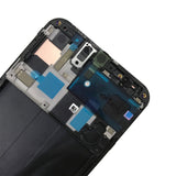 Original LCD Screen and Digitizer Full Assembly with Frame for Galaxy A50 SM-A505F, For Samsung Galaxy A50 (Frame)