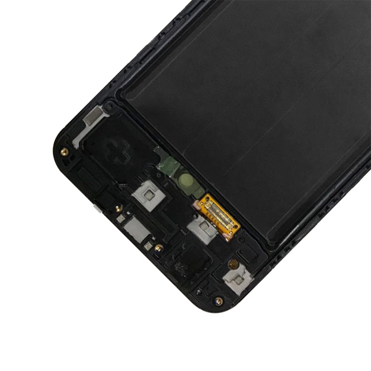 Original LCD Screen and Digitizer Full Assembly with Frame for Galaxy A50 SM-A505F, For Samsung Galaxy A50 (Frame)