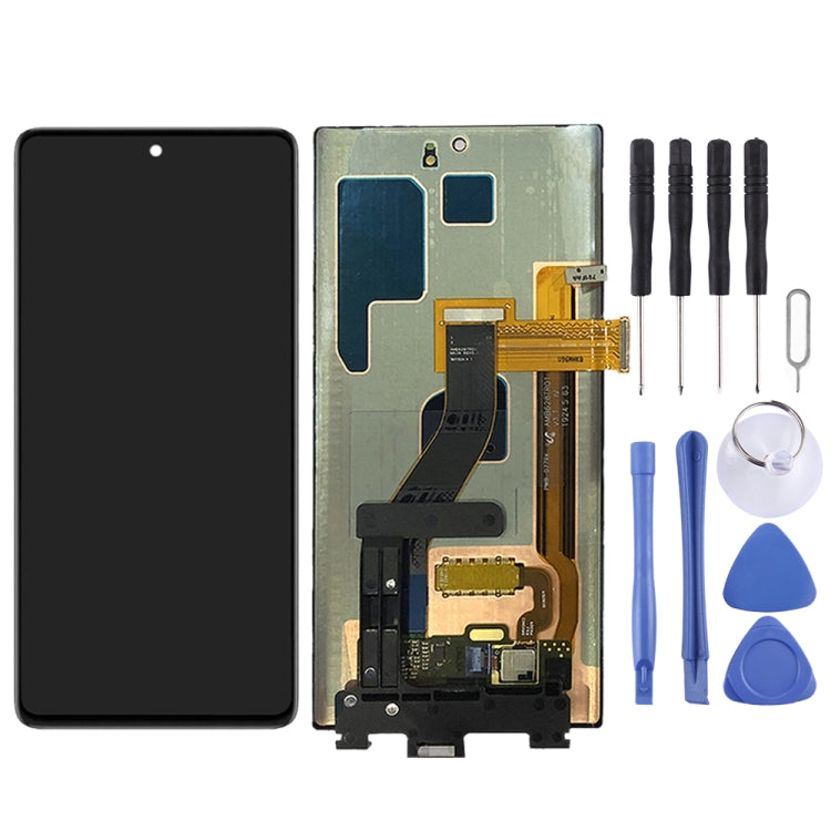 Original Dynamic AMOLED Material LCD Screen and Digitizer Full Assembly for Galaxy Note 10, For Samsung Galaxy Note 10 (Dynamic AMOLED)