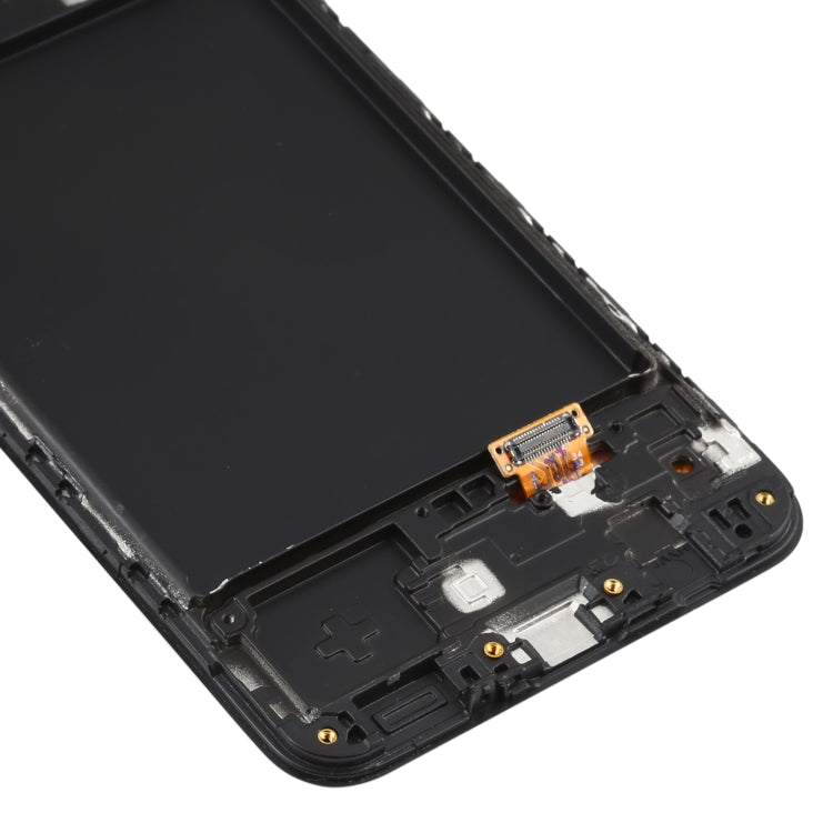 Original Super AMOLED Material LCD Screen and Digitizer Full Assembly with Frame for Galaxy A20, For Samsung Galaxy A20 (Super AMOLED)