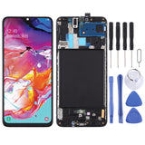 Original Super AMOLED Material LCD Screen and Digitizer Full Assembly with Frame for Galaxy A70, For Samsung Galaxy A70 (Super AMOLED) For Samsung Galaxy A70 (Super AMOLED)