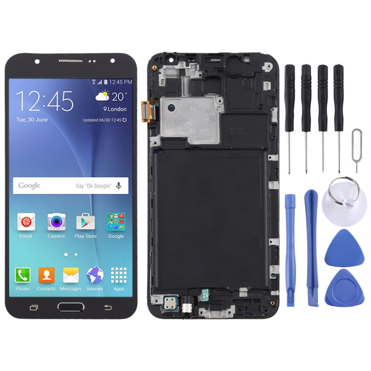 TFT Material LCD Screen and Digitizer Full Assembly with Frame for Galaxy J7 (2015) / J700F, For Galaxy J7 (2015) (TFT Material), For Galaxy J7 (2015) with Frame,TFT For Galaxy J7 (2015) (TFT Material) Black