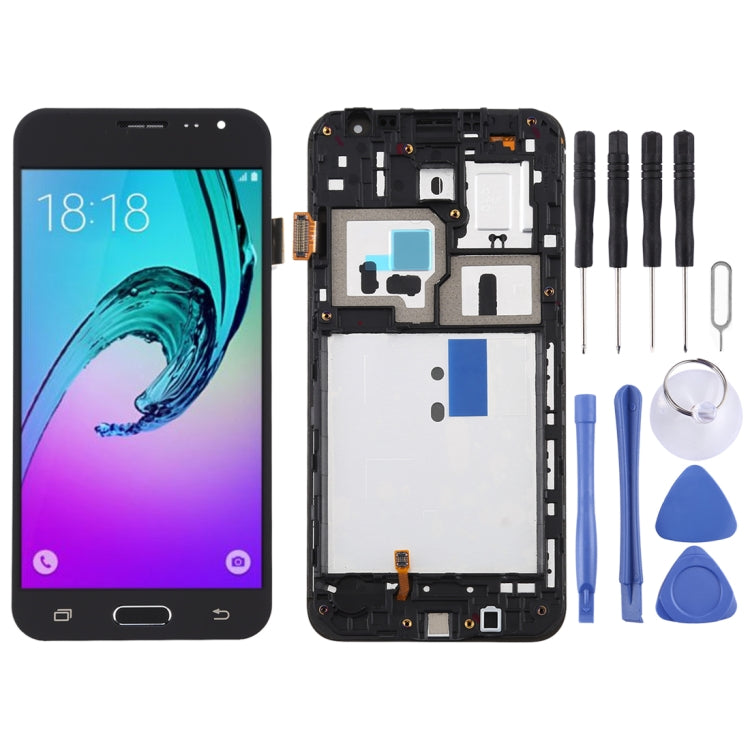 TFT Material LCD Screen and Digitizer Full Assembly with Frame for Galaxy J3 (2016) / J320F, For Galaxy J3 (2016) (TFT Material), For Galaxy J3 (2016) with Frame,TFT For Galaxy J3 (2016) (TFT Material) Black