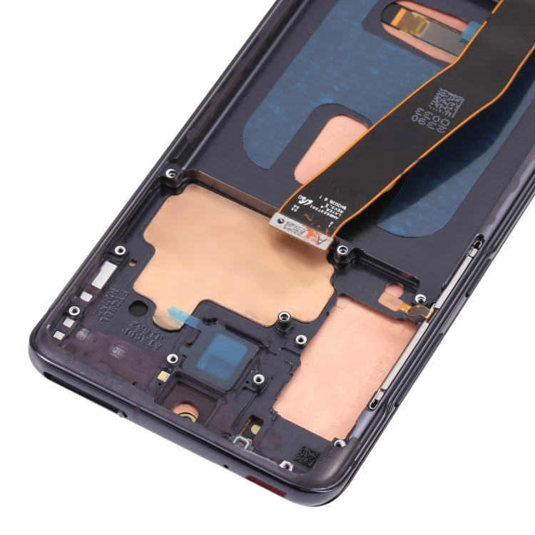 Original Dynamic AMOLED Material LCD Screen and Digitizer Full Assembly with Frame for Samsung Galaxy S20 4G SM-G980, For Samsung Galaxy S20 4G(Frame), For Samsung Galaxy S20 4G, For Samsung Galaxy S20 4G (Original)(Blue)