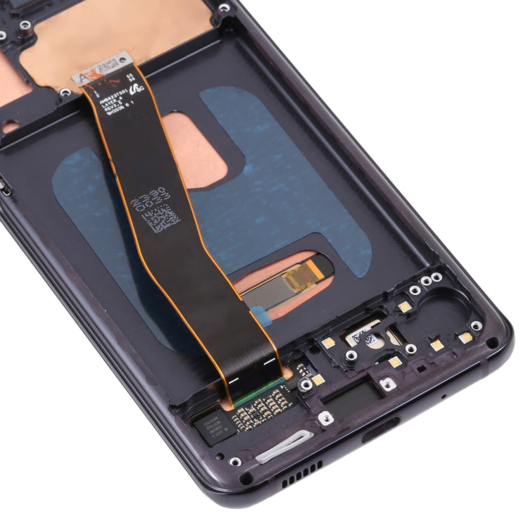 Original Dynamic AMOLED Material LCD Screen and Digitizer Full Assembly with Frame for Samsung Galaxy S20 4G SM-G980, For Samsung Galaxy S20 4G(Frame), For Samsung Galaxy S20 4G, For Samsung Galaxy S20 4G (Original)(Blue)