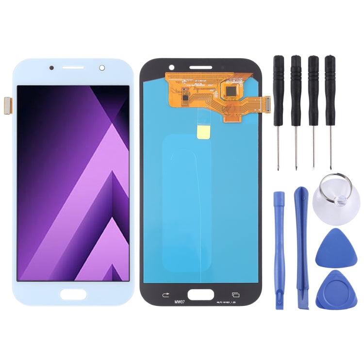 LCD Screen and Digitizer Full Assembly (OLED Material ) for Galaxy A7 (2017), A720F, A720F/DS, For Galaxy A7 (2017) OLED, For Samsung Galaxy A7 (2017) OLED