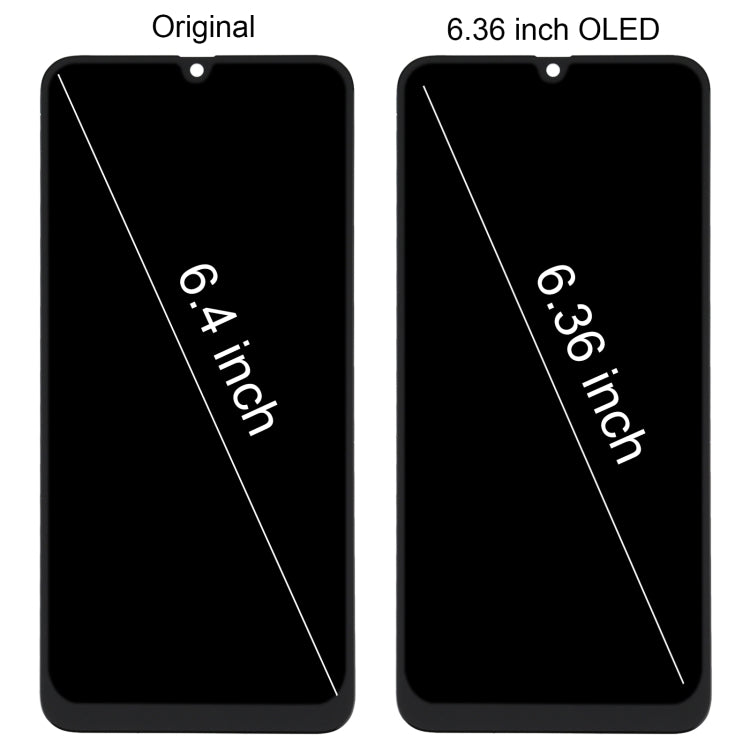 6.36 inch OLED Material LCD Screen and Digitizer Full Assembly for Samsung Galaxy M30s SM-M307, For Samsung Galaxy M30s(6.36 inch OLED)