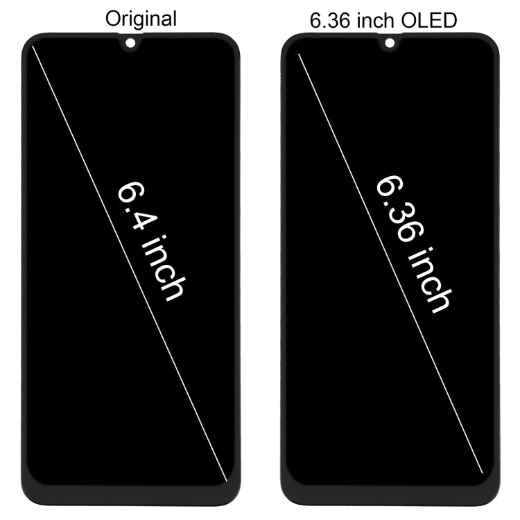 6.36 inch OLED Material LCD Screen and Digitizer Full Assembly for Samsung Galaxy M31 / Galaxy M31 Prime SM-M315, For Samsung Galaxy M31(6.36 inch OLED)