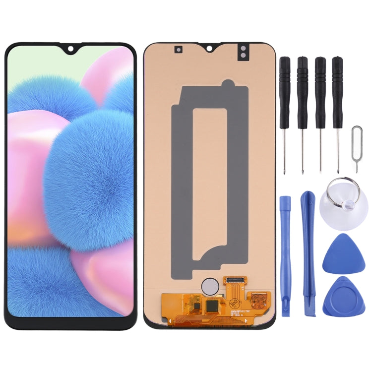 OLED Material LCD Screen and Digitizer Full Assembly for Samsung Galaxy A30s SM-A307, For Samsung Galaxy A30s(OLED Material) For Samsung Galaxy A30s(OLED Material)