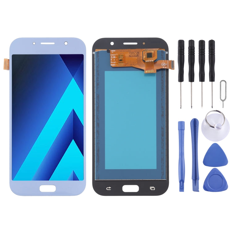 LCD Screen and Digitizer Full Assembly (TFT Material) for Galaxy A7 (2017), A720FA, A720F/DS, For Samsung Galaxy A7 (2017) TFT, For Galaxy A7 (2017) /A720FA, For Galaxy A7 (2017)，TFT For Galaxy A7 (2017) A720FA Blue