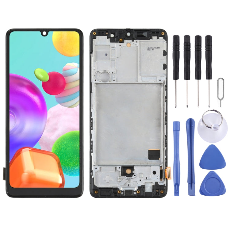 TFT Material LCD Screen and Digitizer Full Assembly with Frame for Samsung Galaxy A41 SM-A415, For Samsung Galaxy A41 For Samsung Galaxy A41