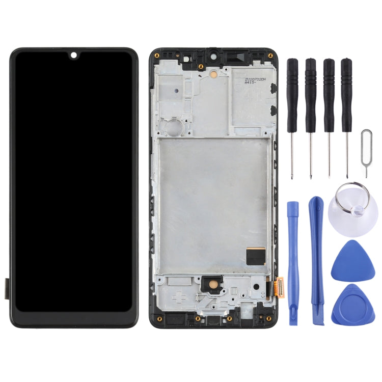 TFT Material LCD Screen and Digitizer Full Assembly with Frame for Samsung Galaxy A41 SM-A415, For Samsung Galaxy A41