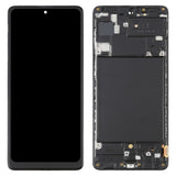 OLED Material LCD Screen and Digitizer Full Assembly with Frame for Samsung Galaxy A71 SM-A715(6.39 inch), For Samsung Galaxy A716.39 inch (OLED)