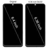 6.36 inch OLED Material LCD Screen and Digitizer Full Assembly with Frame for Samsung Galaxy A50 SM-A505, For Samsung Galaxy A50 (6.36 inch OLED)