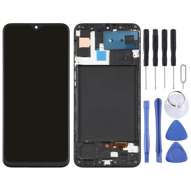 Original Super AMOLED Material LCD Screen and Digitizer Full Assembly With Frame for Samsung Galaxy A30s, For Samsung Galaxy A30s(Original)