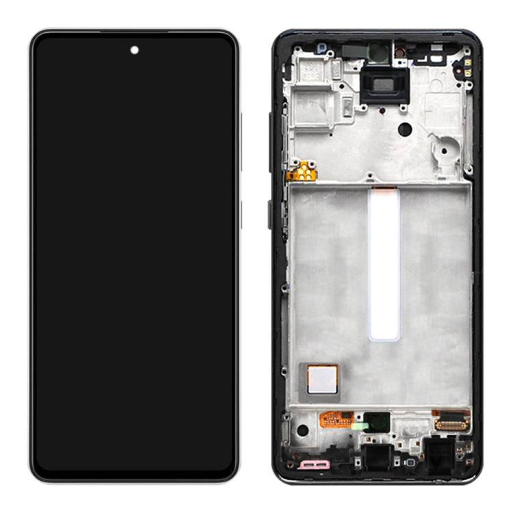 Original LCD Screen and Digitizer Full Assembly With Frame for Samsung Galaxy A52 SM-A526(5G Version), For Samsung Galaxy A52 (5G)
