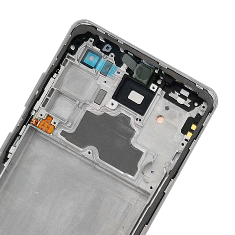 Original LCD Screen and Digitizer Full Assembly With Frame for Samsung Galaxy A72 SM-A725(4G Version), For Samsung Galaxy A72 (4G)