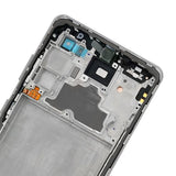 Original LCD Screen and Digitizer Full Assembly With Frame for Samsung Galaxy A72 SM-A725(4G Version), For Samsung Galaxy A72 (4G)