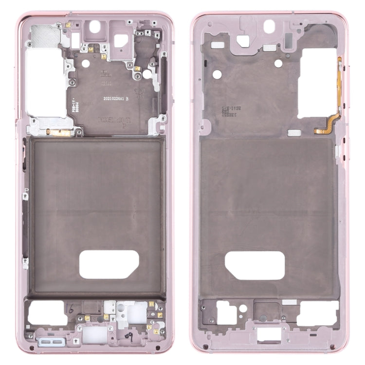 For Samsung Galaxy S21 Middle Frame Bezel Plate , For Samsung Galaxy S21 For Samsung Galaxy S21 Pink