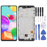 Original LCD Screen and Digitizer Full Assembly with Frame for Samsung Galaxy A41 SM-A415, For Samsung Galaxy A41(Original) For Samsung Galaxy A41(Original)