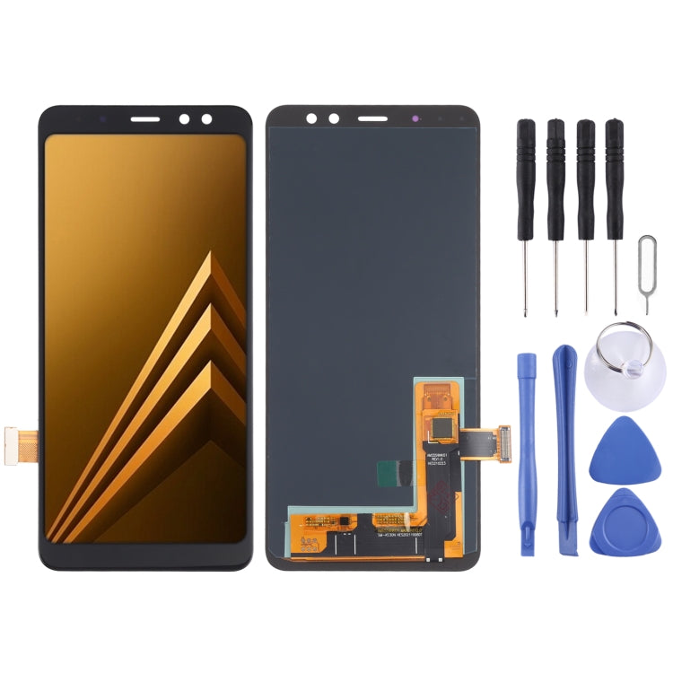 OLED Material LCD Screen and Digitizer Full Assembly for Samsung Galaxy A8 (2018) / A5 (2018) SM-A530, For Samsung Galaxy A8 (2018) (OLED Material) For Samsung Galaxy A8 (2018) (OLED Material)