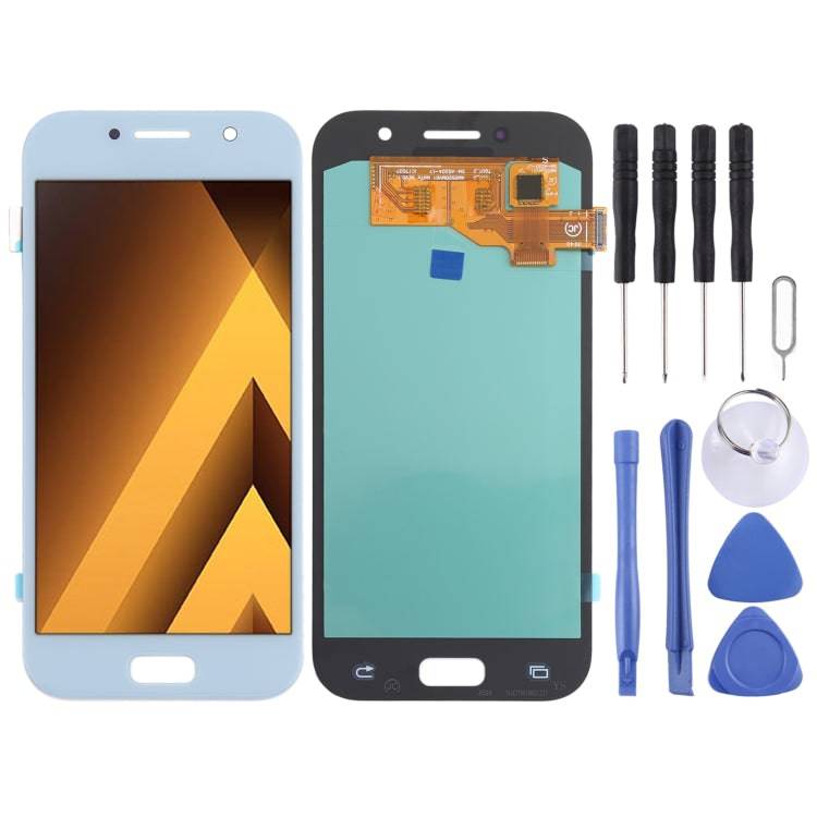OLED Material LCD Screen and Digitizer Full Assembly for Samsung Galaxy A5 (2017) SM-A520, For Galaxy A5 (2017)(OLED), For Samsung Galaxy A5 (2017)(OLED Material) For Galaxy A5 (2017)(OLED) Blue