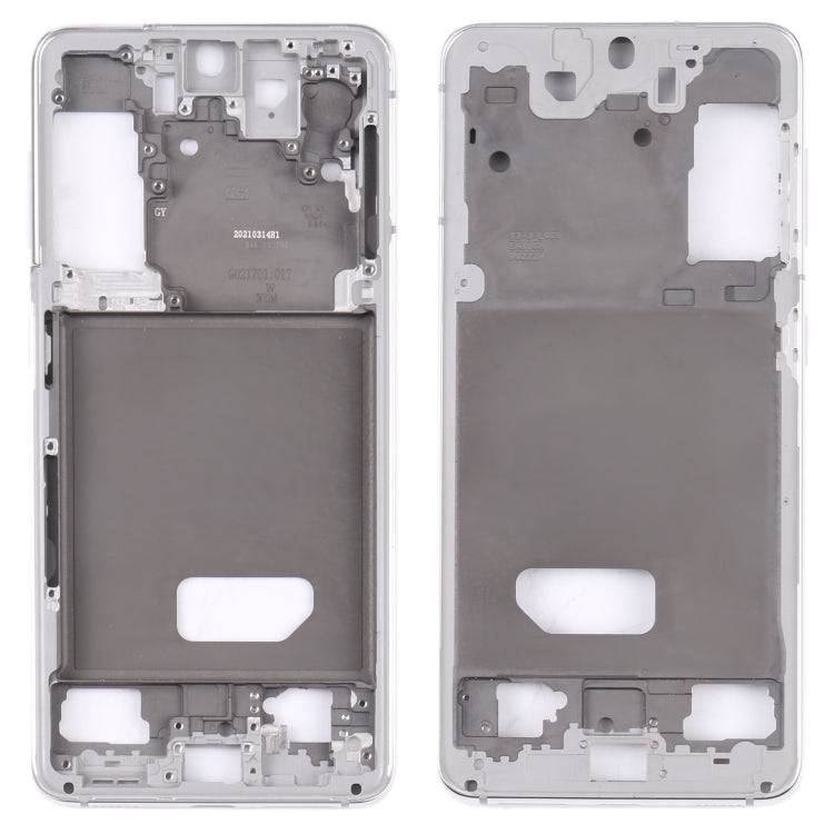For Samsung Galaxy S21 5G SM-G991B Middle Frame Bezel Plate , For Samsung Galaxy S21 5G For Samsung Galaxy S21 5G Silver